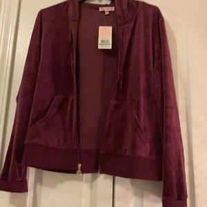 Juicy Couture hooded velour jacket